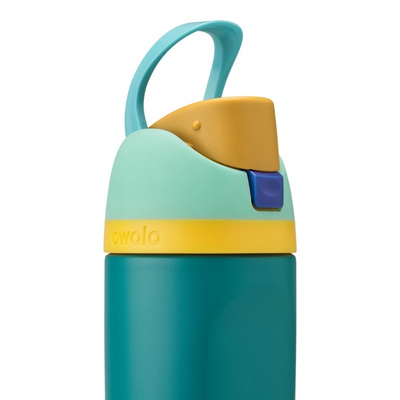 Bouteilles d'eau Owala 16oz Kids' FreeSip? Stainless Steel Splishy Splashy | SKQ-71477434