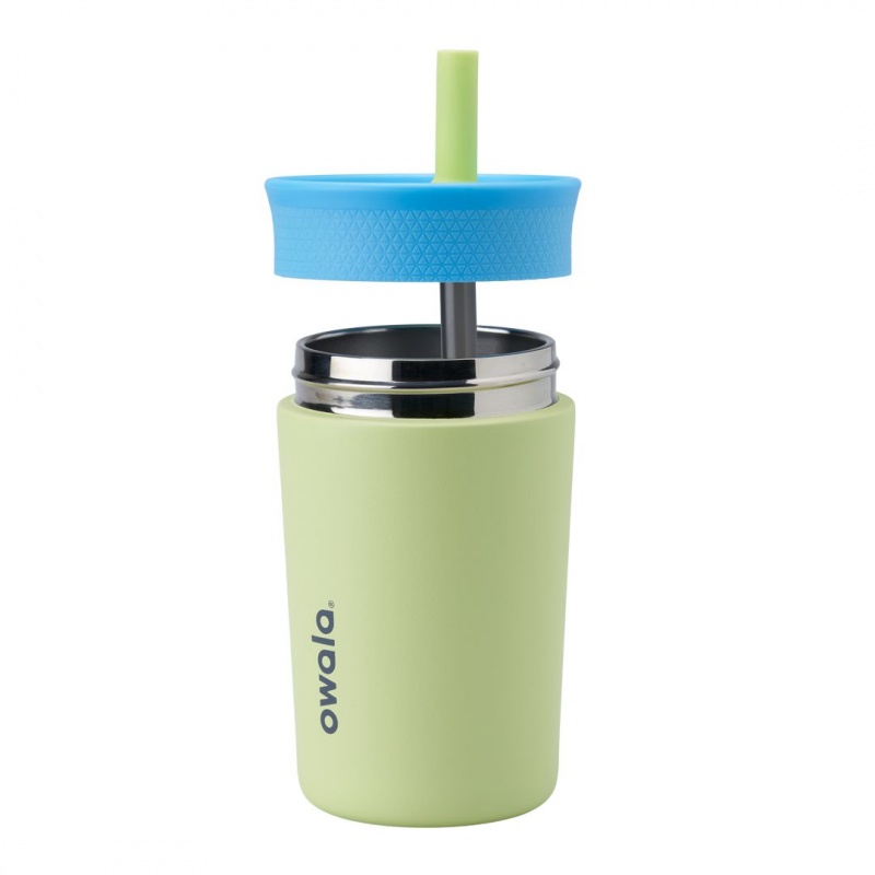 Bouteilles d'eau Owala 12oz Kids' Tumbler Stainless Steel Turtley Awesome | HEG-38522455