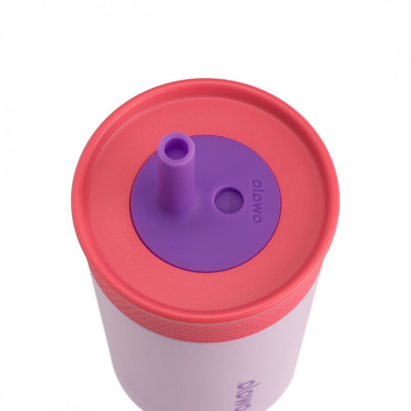 Bouteilles d'eau Owala 12oz Kids' Tumbler Stainless Steel Lilac Rocket | FMV-72592425