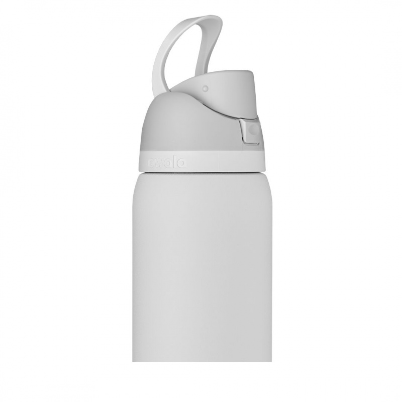 Bouteilles d'eau Owala 40oz FreeSip? Stainless Steel Shy Marshmallow | OOC-64310939