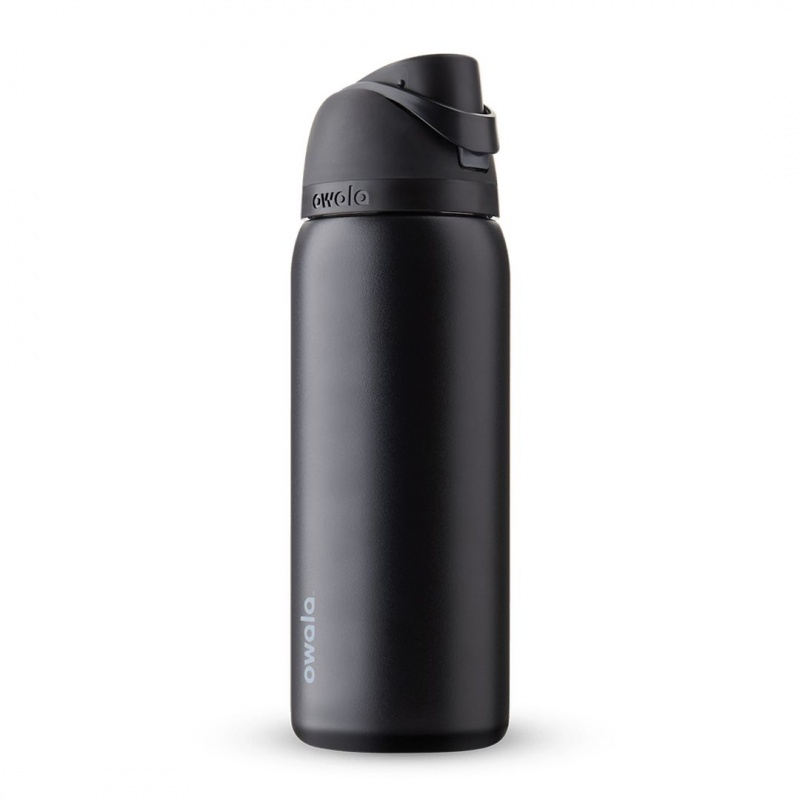 Bouteilles d'eau Owala 32oz FreeSip? Stainless Steel Noir | SRG-17357855