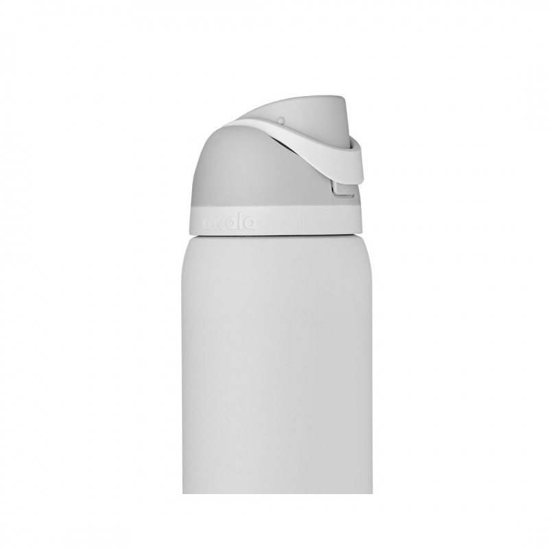 Bouteilles d'eau Owala 40oz FreeSip? Stainless Steel Shy Marshmallow | OOC-64310939