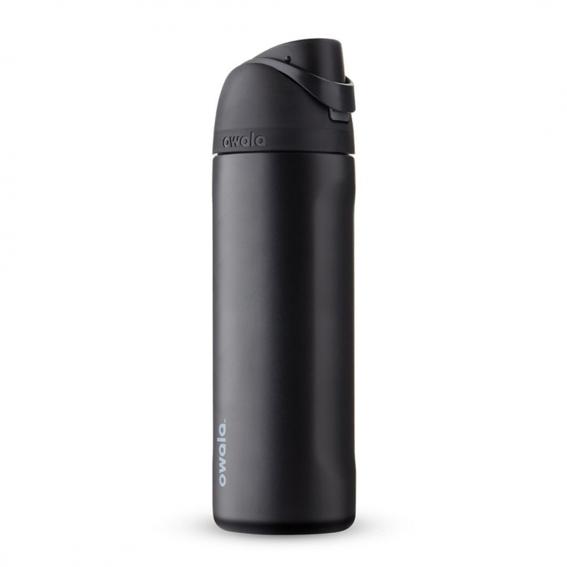 Bouteilles d'eau Owala 24oz FreeSip? Stainless Steel Noir | MYL-59044547