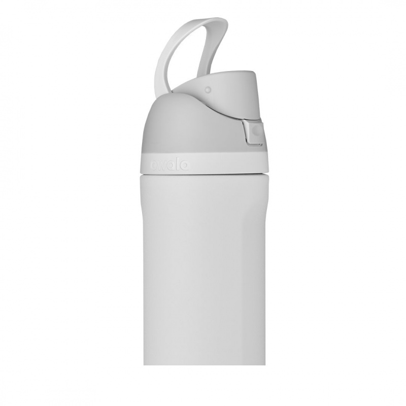 Bouteilles d'eau Owala 24oz FreeSip? Stainless Steel Shy Marshmallow | NDE-33291734